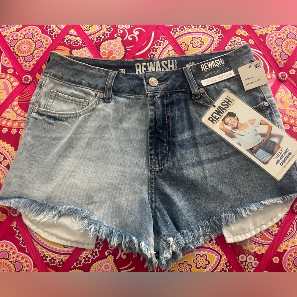 NWT Rewash Denim Shorts Sz. 7